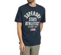 Superdry de los hombres Camiseta deportiva ESS, Azul
