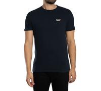 Superdry de los hombres Camiseta EMB con contraste esencial, Azul