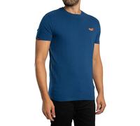Superdry de los hombres Camiseta Essential con logotipo EMB, Azul