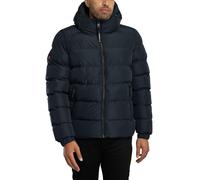 Superdry de los hombres Chaqueta acolchada deportiva con capucha, Azul