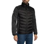 Superdry de los hombres Chaqueta acolchada híbrida Storm Knit, Negro