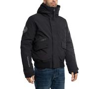 Superdry de los hombres Chaqueta bomber acolchada City, Negro