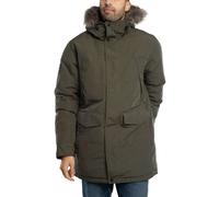 Superdry de los hombres Parka de piel sintética Everest, Verde