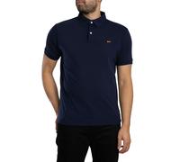 Superdry de los hombres Polo clásico Piqué, Azul