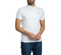 Superdry de los hombres Polo clásico Piqué, Blanco
