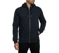 Superdry de los hombres Sudadera con capucha y logo esencial, Azul