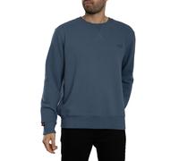 Superdry de los hombres Sudadera con logo básico, Azul