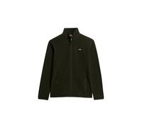 Superdry Chaqueta polar para hombre con cremallera completa, Surplus Goods Oliva, XXL