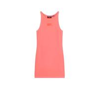 Superdry - Embroidered Rib Racer Dress Mujer Color: Fiery Coral Talla: M