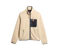 SUPERDRY Fleecejacke beige | M