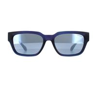 Superdry SDS 5005 Gafas de Sol Muy Azul Oscuro con Plateado Lentes Espejadas 106
