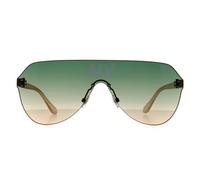 Superdry Gafas de Sol Monovector 150 Fluro Naranja Cristal Verde Melocotón Fade