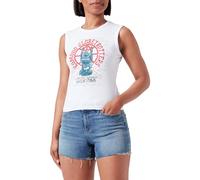 Superdry Globe Trotter Slim Vest T8-Jersey, Mujer-Ropa de Abrigo, 38