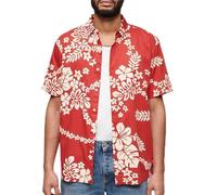 Superdry Hawaiian Shirt M4010353A Surf School Red Talla M