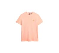 Superdry Herren Essential T-Shirt mit neonfarbener Logostickerei Dry Neon-Orange XXL