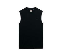 Superdry Herren Essential Tanktop aus Bio-Baumwolle mit Logo Schwarz M
