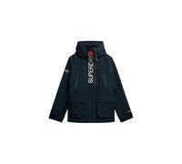 Superdry Hombre Chaqueta Cortavientos Con Capucha Ultimate EMB, Eclipse Navy, L