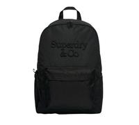 Superdry Hombre Mochila Con El Logotipo De La Empresa, Black/Black, One Size