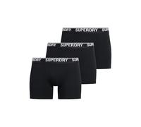 Superdry Hombre Pack De 3 Calzoncillos Tipo Bóxer De Algodón Orgánico, Black/Optic, M