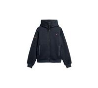 Superdry Hooded Bonded Knit Bomber JKT Abrigo, C2Y, Extra-Large Unisex Adulto