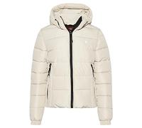 Superdry Hooded Spirit Sports Puffer Chaqueta, Pelícano, 38 para Mujer