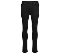 Superdry Jeans Ajustados Pantalones, Venom Washed Black, 36W x 34L para Hombre