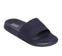 Superdry Logo Pool Slide, Sandalia Hombre, Marino, 40 EU