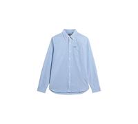Superdry Long Sleeve Shirt Camisa R2 L/S (Mediana), Azul Real, XL para Hombre