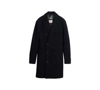 SUPERDRY Abrigo de lana azul oscuro | L