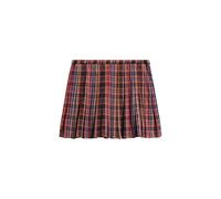 Superdry Mid Rise Check Mini Skirt W7210332A Red Blue Yellow Check Talla 12