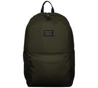 SUPERDRY Mochila Classic Patch Montana, 17L, Verde Oliva, 60x40x10cm, Compartimento Principal con Cremallera, Bolsillos Laterales, Panel Acolchado, Correas Ajustables, para Adultos