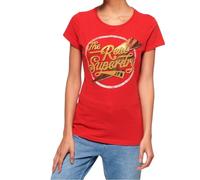 Superdry Mujer The Real Sparkle Entry-Shirt Cotton XS