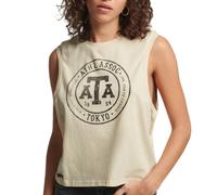 Superdry Mujer Vintage Collegiate Tank Camiseta Sin Mangas XS
