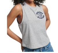 Superdry Mujer Vintage Collegiate Tank Camiseta Sin Mangas XS