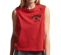Superdry Mujer Vintage Collegiate Tank Camiseta Sin Mangas XS