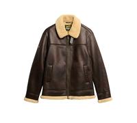 SUPERDRY Nombre del producto: Blouson efecto cuero marrón | L