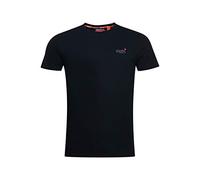 Superdry Orange Label Vntge Emb S/S tee Camiseta, Negro (Black 02A), X-Small para Hombre