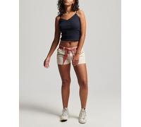 Superdry Pantalones de mujer de mujer chinos cortos Vintage. Nude 36/10