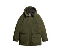 SUPERDRY Parka CITY PADDED verde oscuro | S