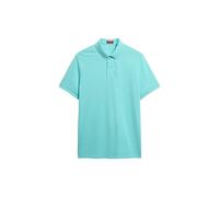 Superdry, Polo City Pique Polo, M1110438A, Aqua Sky Turquoise, XL, Hombre