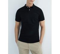 Superdry Polo de hombre de piqué Classic. Negro S