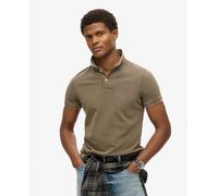 Superdry Polo de hombre Destroyed. Marrón XL/52