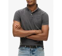 Superdry Polo de hombre Destroyed. Negro M