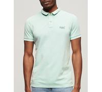 Superdry Polo de hombre Destroyed. Verde 3/M