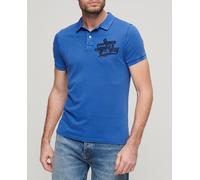 Superdry Polo de hombre Vintage Superstate. Azul XL/5
