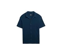 Superdry Polo de manga corta para hombre con estructura, Azul Marino Desvanecido, L