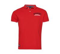 Superdry - Polo Vintage - Tops - Hombre - Rojo - S -