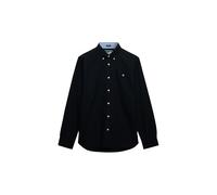 Superdry Preppy Oxford L/S Shirt, Eclipse Navy, XL Men's