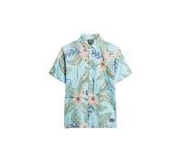 Superdry R1-S/S Shirt (M), Eden Hawaiian Blue, XXL para Hombre