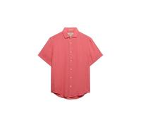 Superdry Riviera S/S Linen Shirt, Coral, L Men's